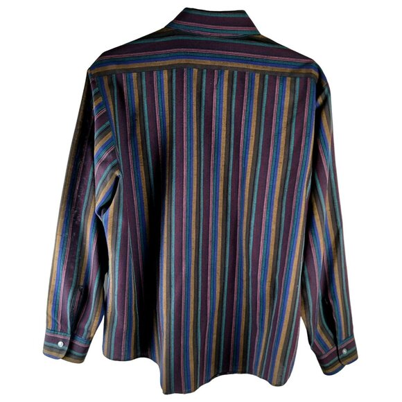 Principles for Men Striped Dress Shirt Size Large Made in USA Woven JH1660449 - Picture 2 of 4